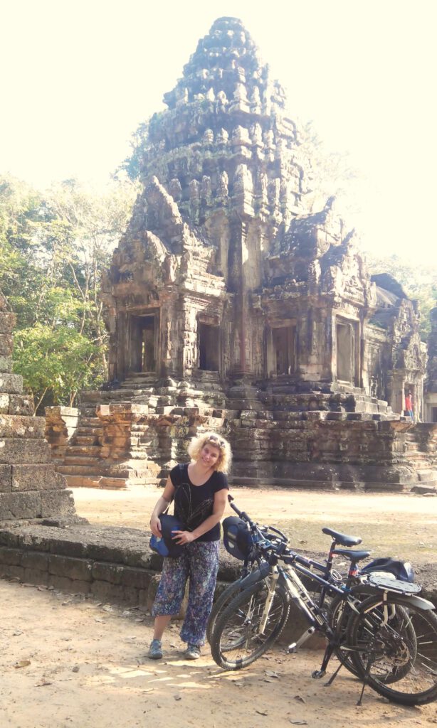 Angkor Wat mit dem Fahrrad, unterwegs in Kambodscha